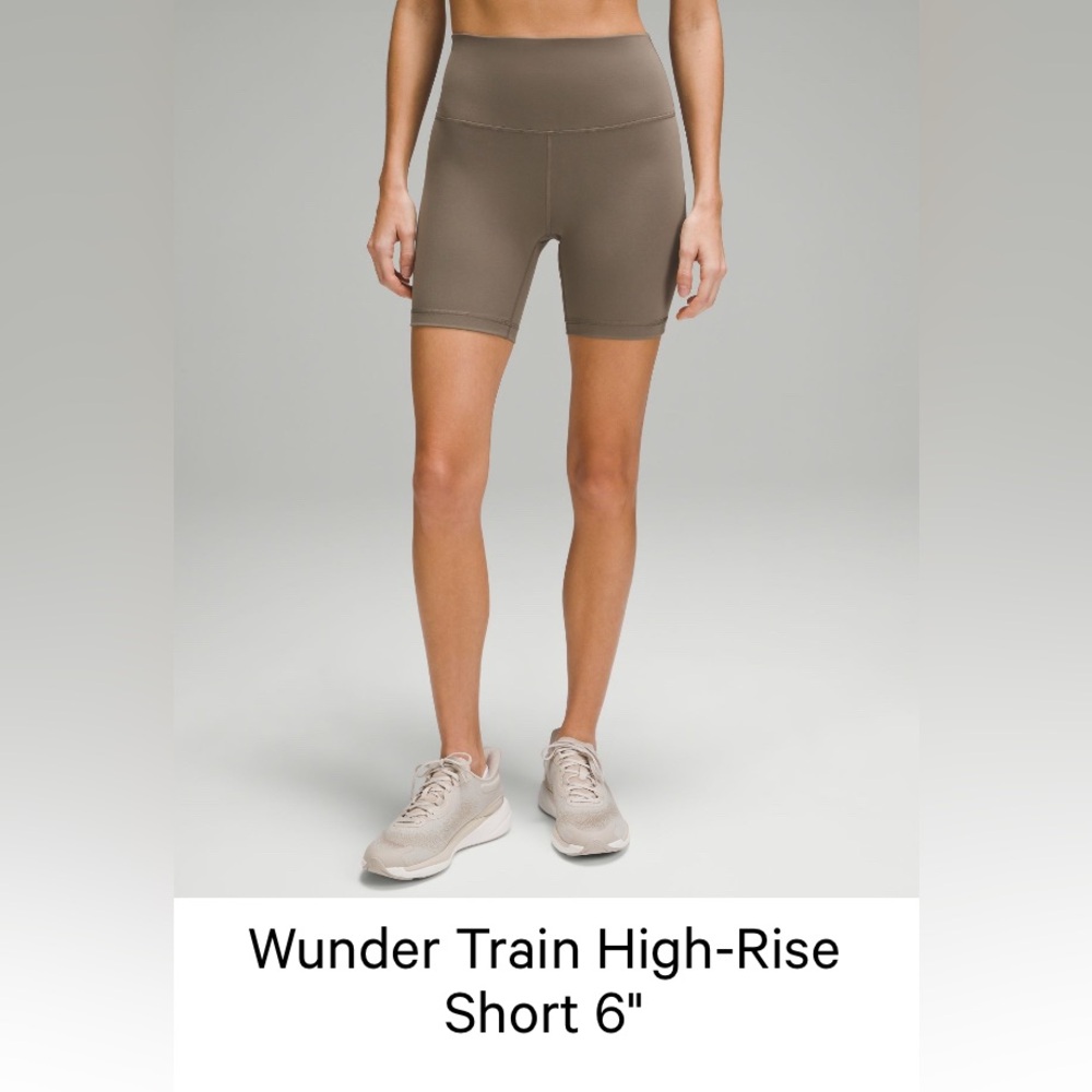 Wunder Train High-Rise Short 6” Nomad - Size 10